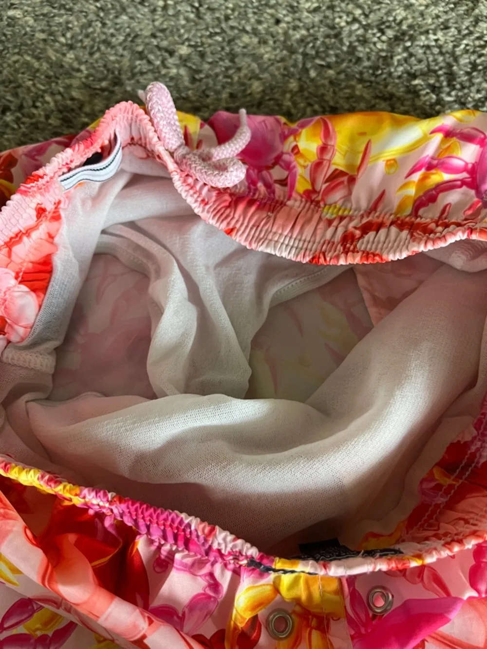 Vilebrequin vibrant pinks Kids Swim Trunks size 12A
